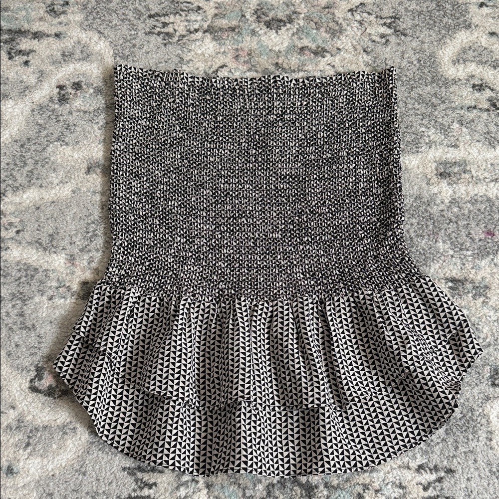Madewell Silk Strapless Top